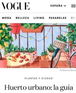 Lee más sobre el artículo Ilustraciones para “Huerto urbano: la guía ilustrada definitiva para crear un ‘balcón comestible’ de Vogue Spain