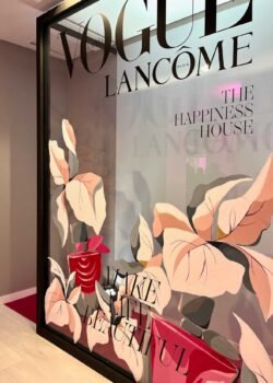 Pintura mural para Vogue y Maison Lancôme